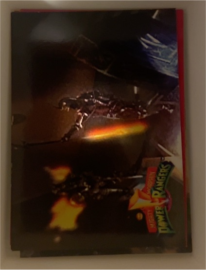 1994 Collect-A-Card Mighty Morphin Power Rangers Trading Card — front