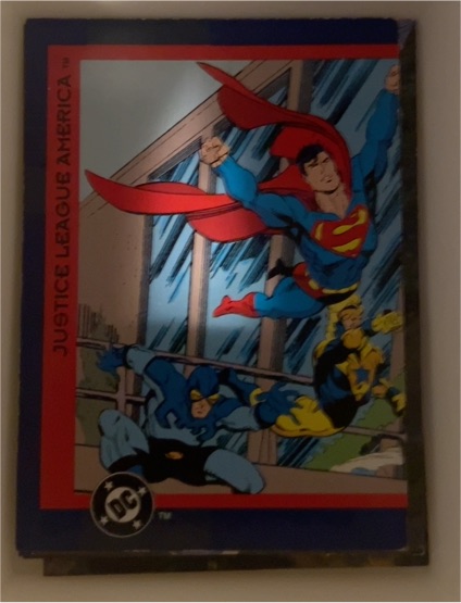 1993 Skybox DC Cosmic Teams #1 Superman — front