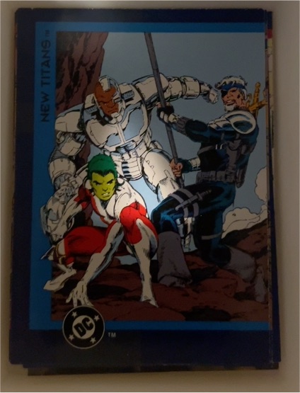 1993 SkyBox DC Cosmic Teams #10 New Titans — front