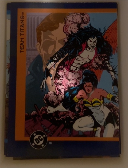 1993 SkyBox DC Cosmic Teams #13 Team Titans — front