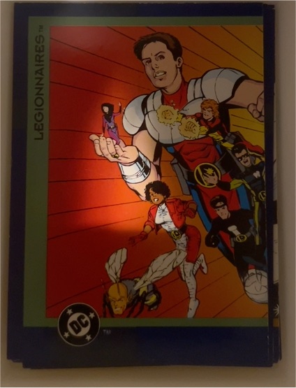1993 SkyBox DC Cosmic Teams #19 Legionnaires — front