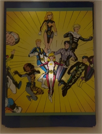 1993 SkyBox DC Cosmic Teams #20 Legionnaires — front