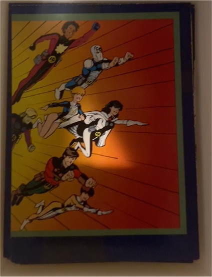 1993 SkyBox DC Cosmic Teams #21 Legionnaires — front