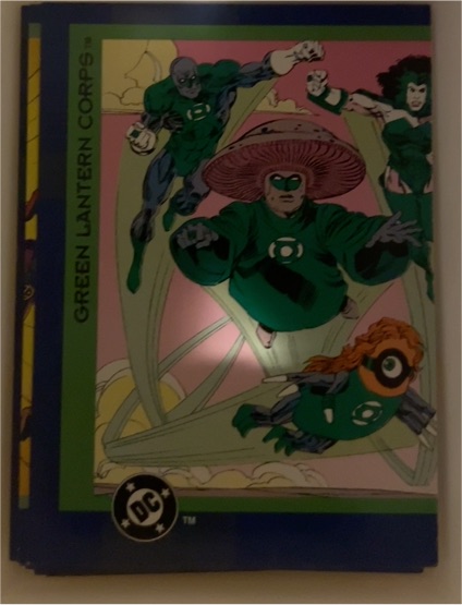 1993 SkyBox DC Cosmic Teams #22 Green Lantern Corps — front