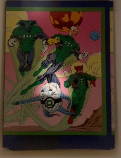 1993 SkyBox DC Cosmic Teams #24 Green Lantern Corps — front