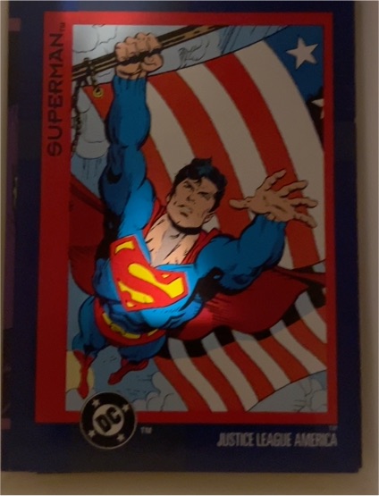 1993 SkyBox DC Cosmic Teams #37 Superman — front