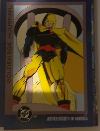 1993 SkyBox DC Cosmic Teams #56 Golden Age Hourman — front