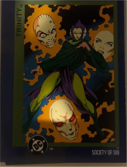 1993 SkyBox DC Cosmic Teams #130 Trinity — front