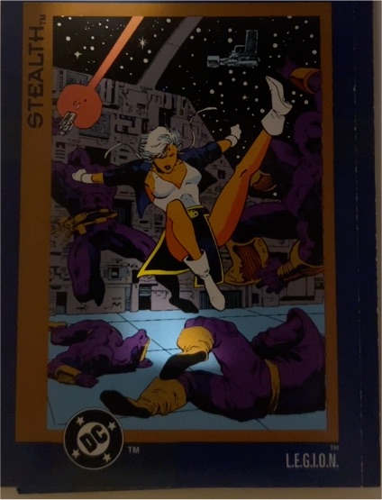 1993 SkyBox DC Cosmic Teams #76 Stealth — front