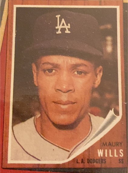 1962 Topps #84 Maury Wills — front