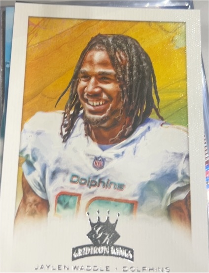 2021 Panini Chronicles Gridiron Kings #GK-26 Jaylen Waddle — front