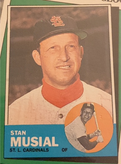 1963 Topps #250 Stan Musial — front