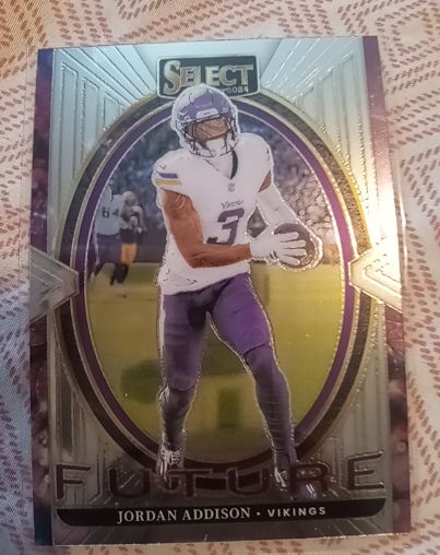 2024 Panini Select #14 Jordan Addison Future Insert Minnesota Vikings — front