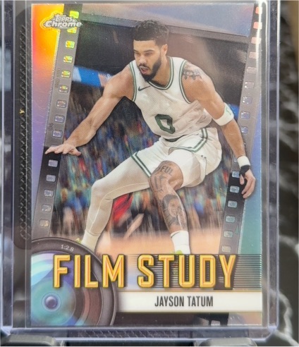 2024-25 Topps Chrome #FS-20 Jayson Tatum Film Study — front