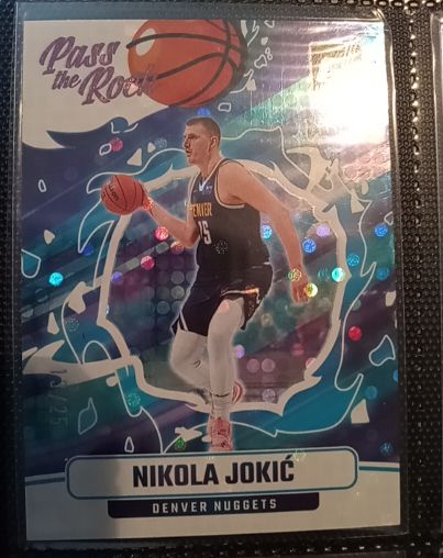 2024-25 Panini Donruss Pass the Rock #8 Nikola Jokić — front