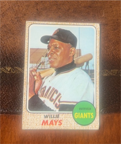 1968 Topps #50 Willie Mays — front