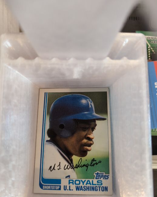 1982 Topps #329 U.L. Washington — front