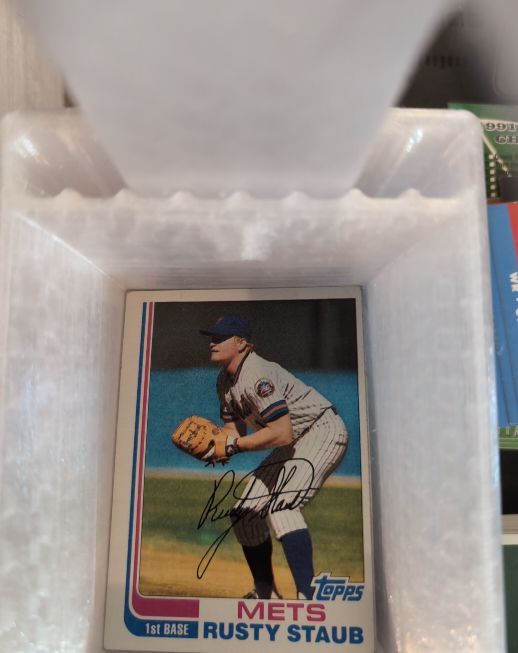 1989 Topps #1 Rusty Staub — front