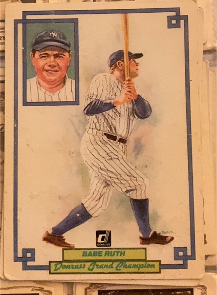 1984 Donruss Grand Champion #1 Babe Ruth — front