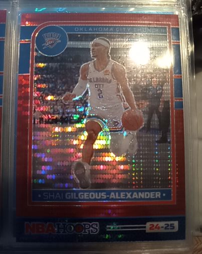 2024-25 Panini NBA Hoops #24-25 Shai Gilgeous-Alexander — front