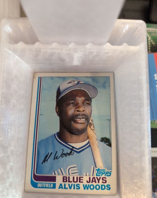 1980 Topps #444 Alvis Woods — front