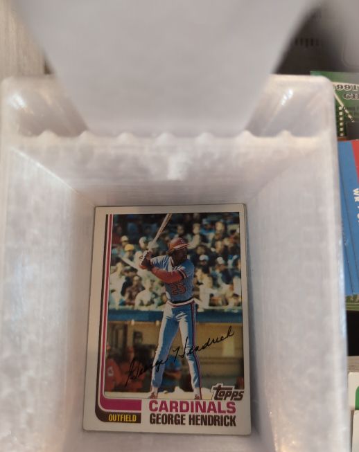 1982 Topps #600 George Hendrick — front