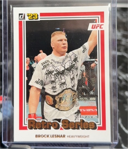 2023 Donruss UFC Retro Series #5 Brock Lesnar — front