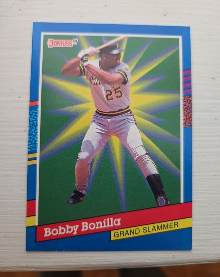 1991 Donruss Grand Slammers #2 Bobby Bonilla — front