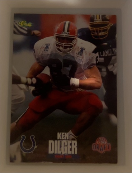 1995 Classic NFL Rookies #90 Ken Dilger — front