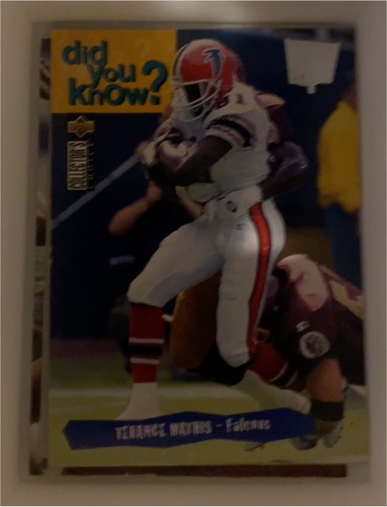 1995 Upper Deck Collector's Choice #40 Terance Mathis — front