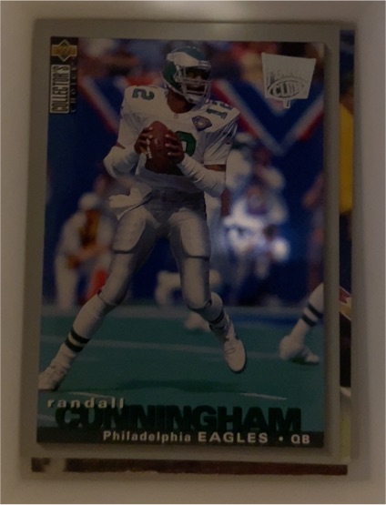 1995 Upper Deck Collector's Choice #124 Randall Cunningham — front