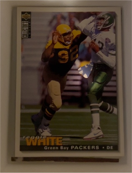 1995 Upper Deck Collector's Choice #129 Reggie White — front