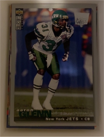1995 Upper Deck Collector's Choice #167 Aaron Glenn — front