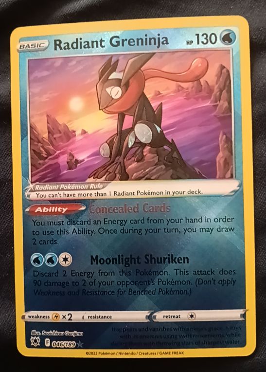 2022 Pokémon Swsh10: Astral Radiance #046 Radiant Greninja — front