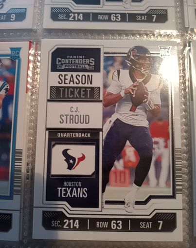 2023 Panini Contenders Season Ticket #40 C.J. Stroud — front
