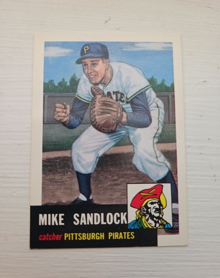 1953 Topps #247 Mike Sandlock — front
