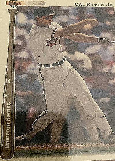 1992 Upper Deck #HR4 Cal Ripken Jr. Homerun Heroes — front