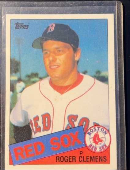 1985 Topps #181 Roger Clemens Rookie Card — front