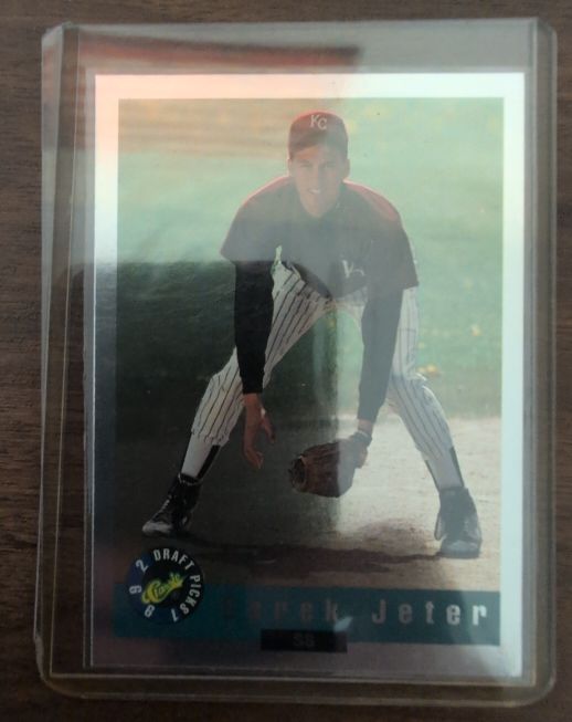 1992 Classic Draft Picks #6 Derek Jeter — front