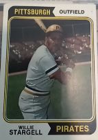 1974 Topps #100 Willie Stargell — front