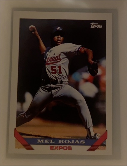 1993 Topps #51 Mel Rojas — front