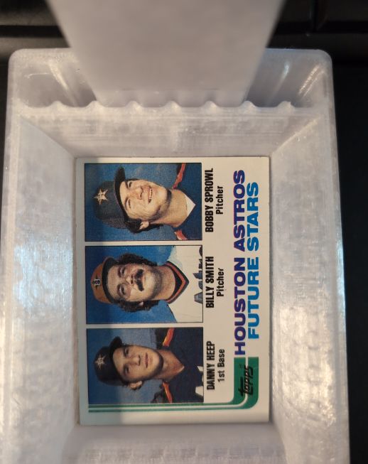 1982 Topps #441 Bobby Sprowl / Billy Smith / Danny Heep Houston Astros Future Stars — front