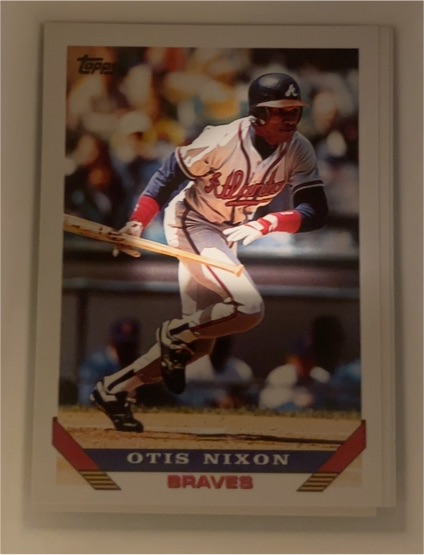 1993 Topps #333 Otis Nixon — front