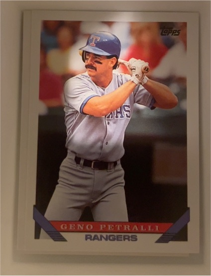 1993 Topps #332 Geno Petralli — front