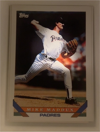1993 Topps #329 Mike Maddux — front
