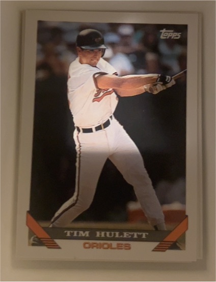 1993 Topps #327 Tim Hulett — front