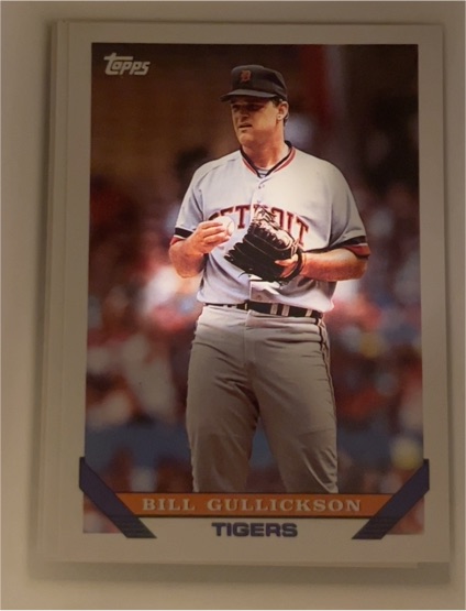 1993 Topps #325 Bill Gullickson — front
