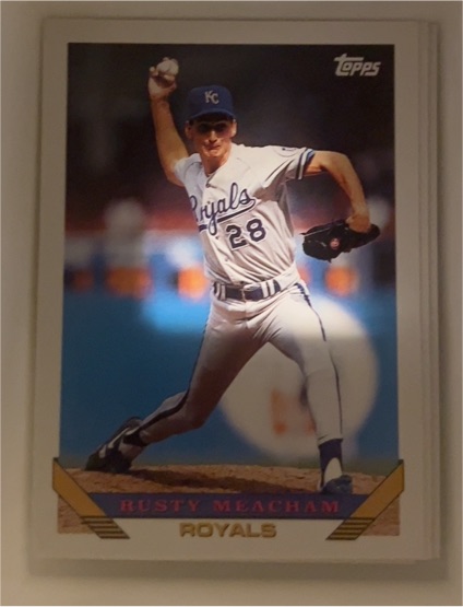 1993 Topps #321 Rusty Meacham — front