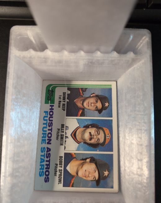 1982 Topps #381 Houston Astros Future Stars Danny Heep Billy Smith Bobby Sprowl — front