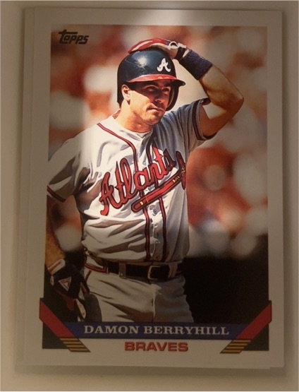 1993 Topps #306 Damon Berryhill — front